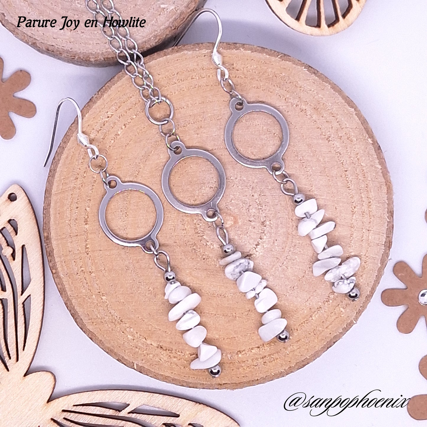 Parure JOY - Porte-Bonheur en Howlite