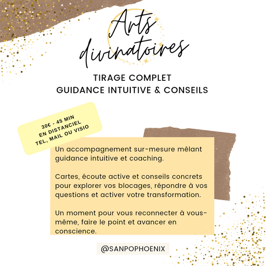Tirage complet / Guidance