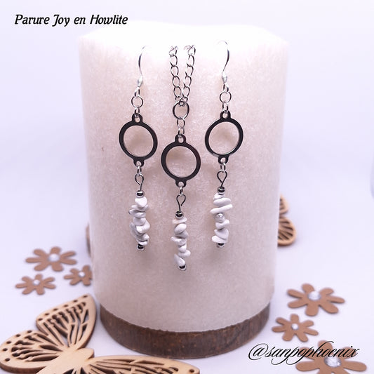 Parure JOY - Porte-Bonheur en Howlite