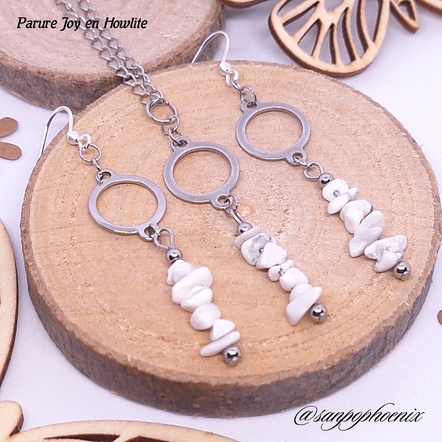 Parure JOY - Porte-Bonheur en Howlite